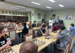 Финал шахматного турнира МГУ