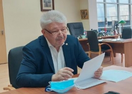Встреча декана А.К. Голиченкова с активом первого курса