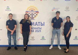 Команда Юридического факультета МГУ на чемпионате России по шахматам
