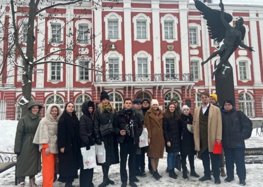Визит делегации МГУ в СПбГУ 