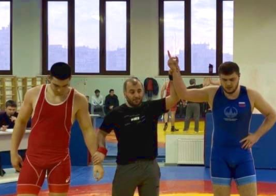 Победа на чемпионате МГУ по вольной борьбе 