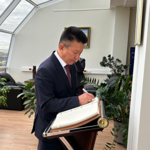 Встреча с Председателем Конституционного Суда Киргизской Республики 26 сентября 2025 г. 