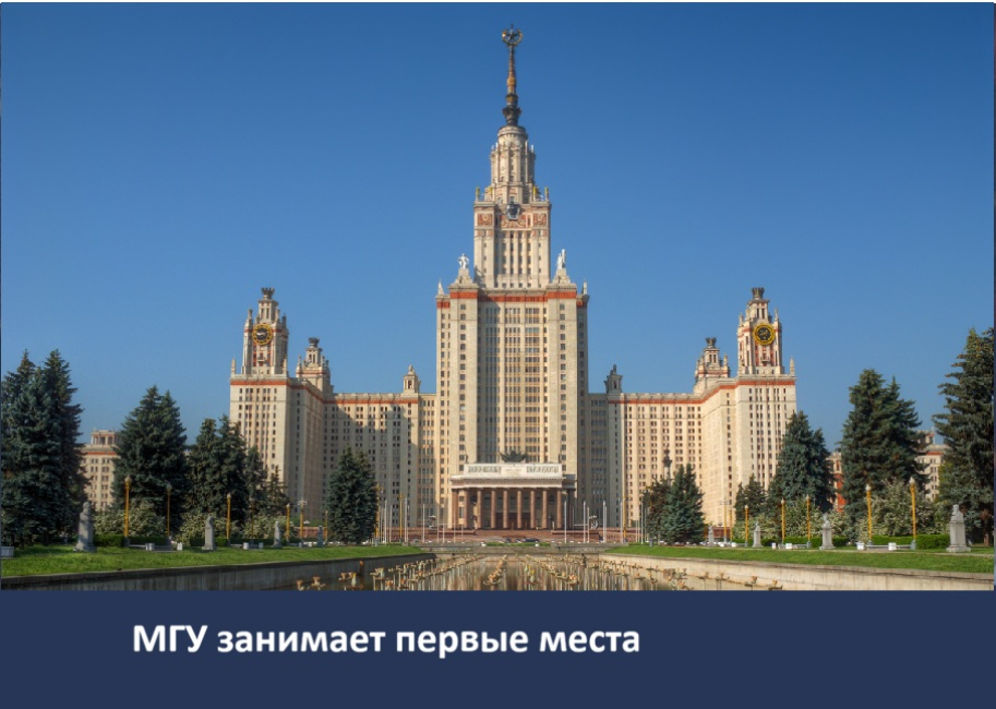 Московский университет в рейтингах