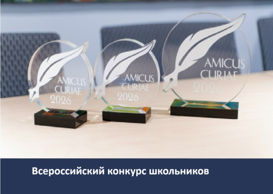Конкурс по модели Конституционного Суда РФ «Amicus Curiae»